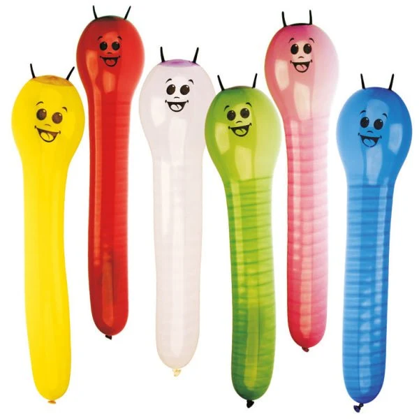 Raupe Ballons Bunt 60,9cm