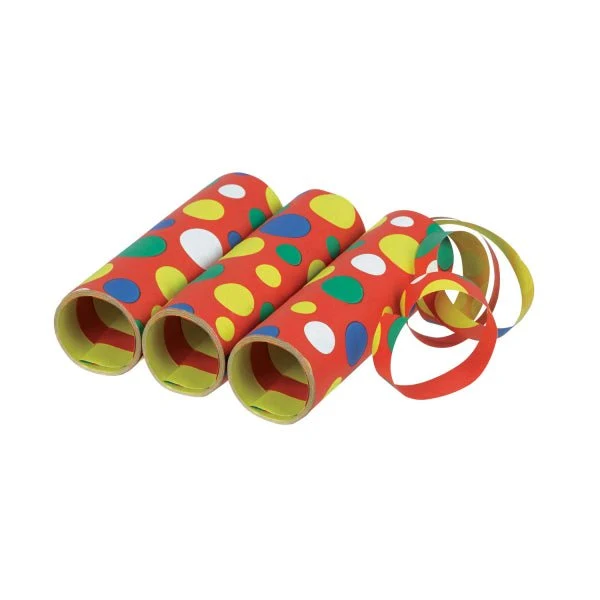 Bunte Serpentine Dots 4m 3Stück