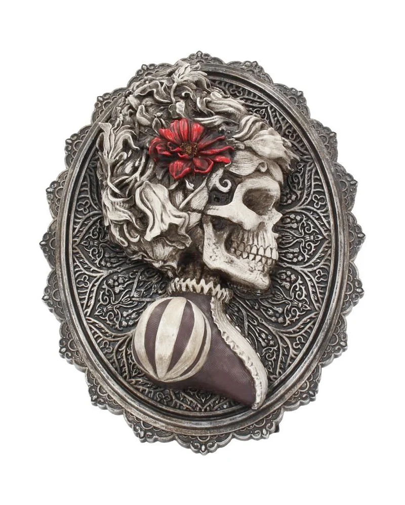 Gothic Skelett Dame Day of the Dead Wand- & Standbild