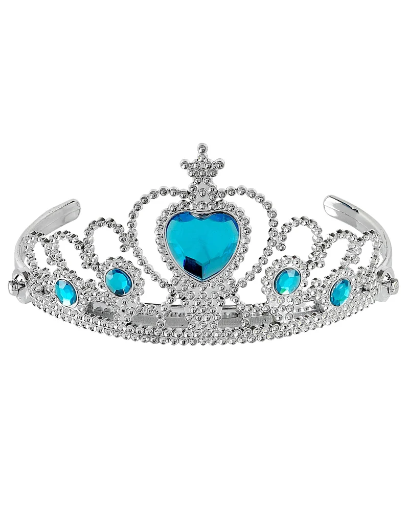 Prinzessinnen Tiara mit Türkisen Schmucksteinen
