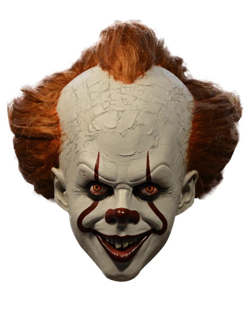 Pennywise IT Deluxe Maske mit Haaren