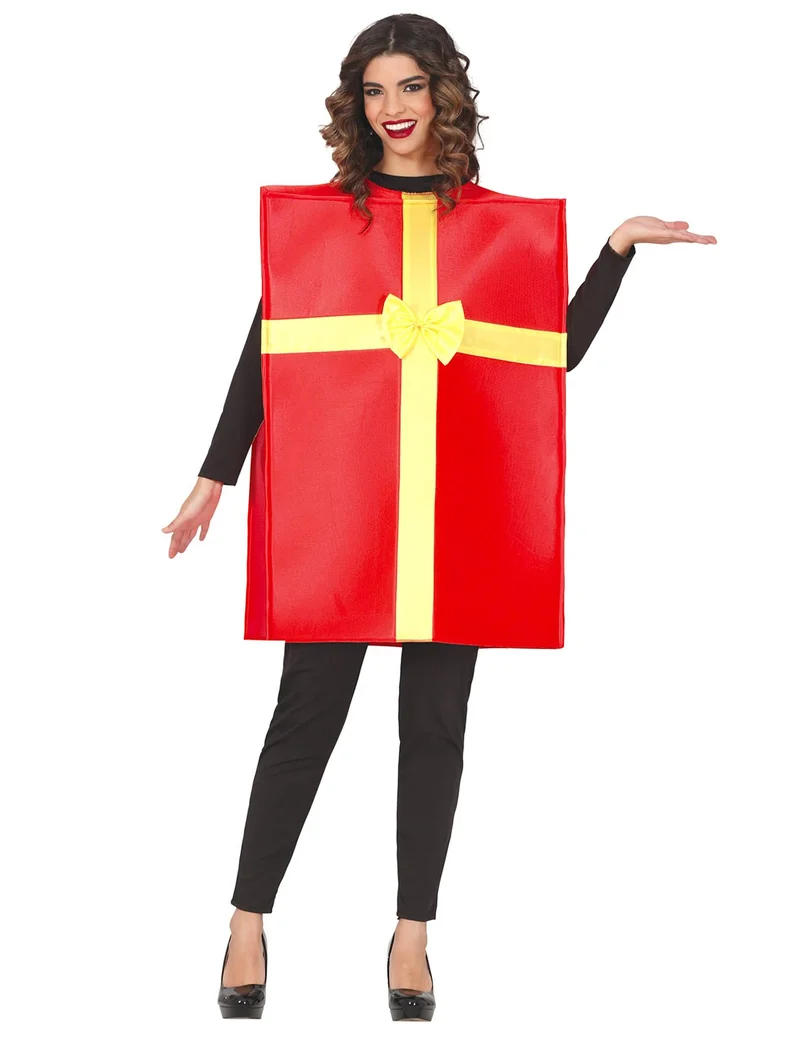 Weihnachtsgeschenk Kostüm rot für Erwachsene