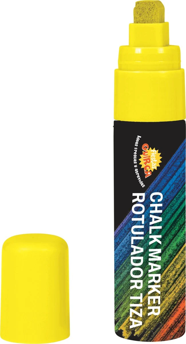 Gelber Kreidemarker