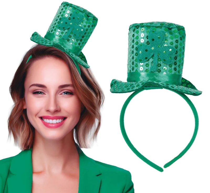 St. Patrick's Day Haarband Mini Hut