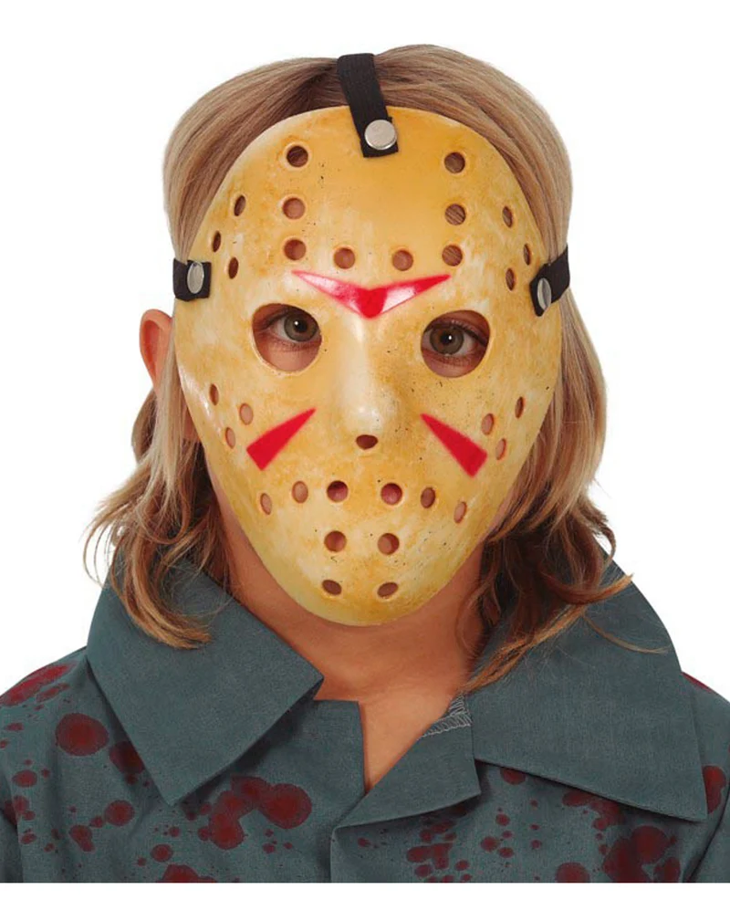 Hockey Maske für Kinder als Kostümzubehör