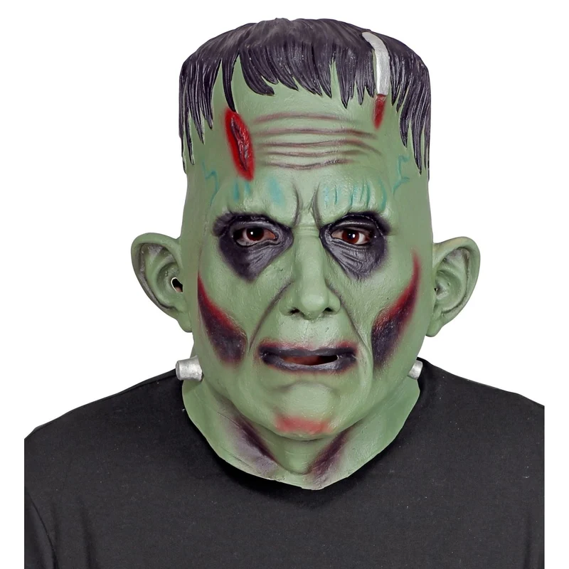 Halloween Maske Grünes Labor Monster