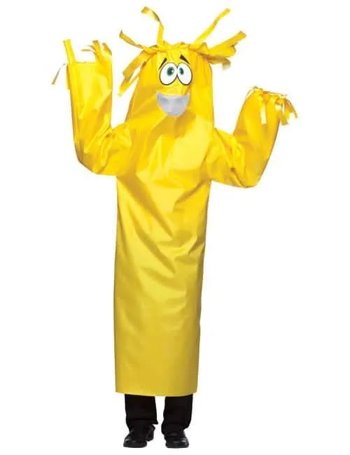 Maskottchen Kostüm Wacky Wiggler gelb