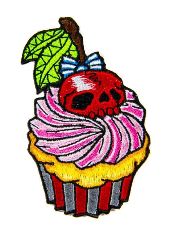 Kreepsville Gothic Cupcake Aufnäher