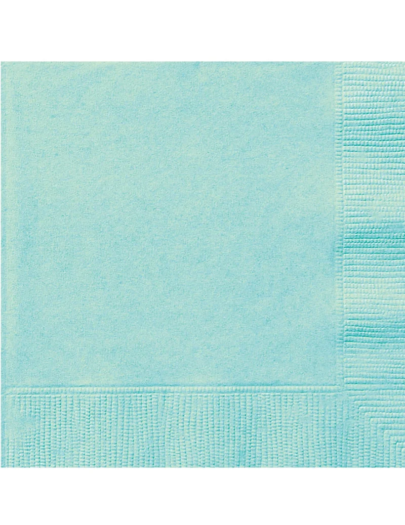 20 mintfarbene Papierservietten 33 x 33 cm