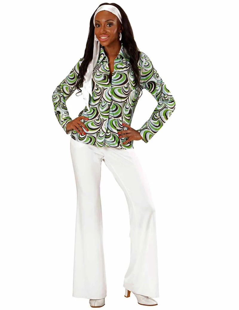 Groovy Shirt 70er Jahre für Damen