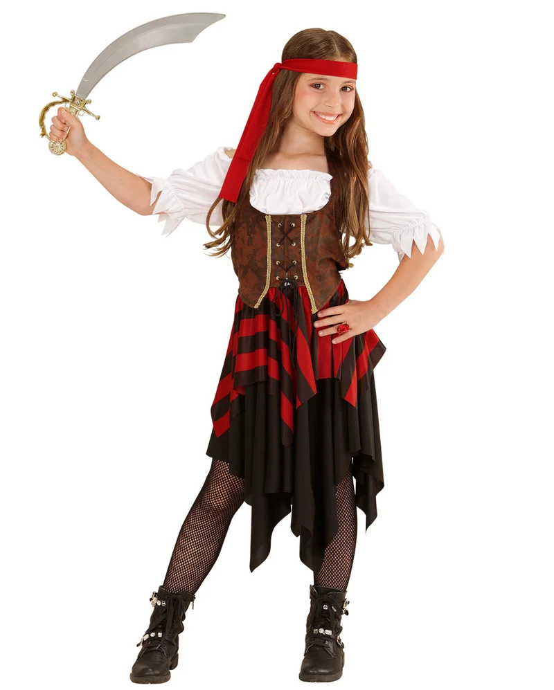Piratin Kostüm für Mädchen