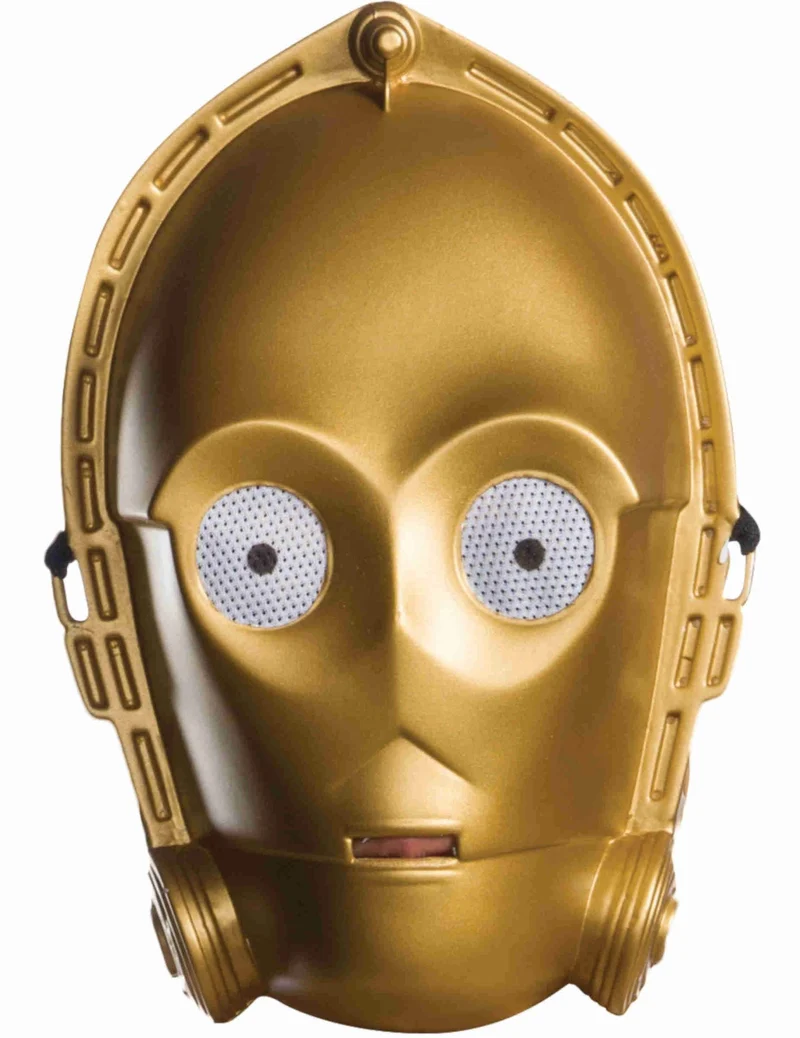 C-3PO™ Vintage Star Wars™ Maske für Erwachsene