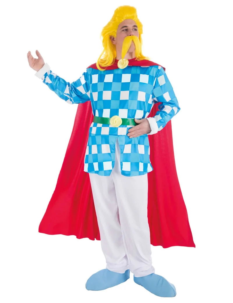 Troubadix™-Lizenzkostüm Asterix und Obelix™ für Herren bunt
