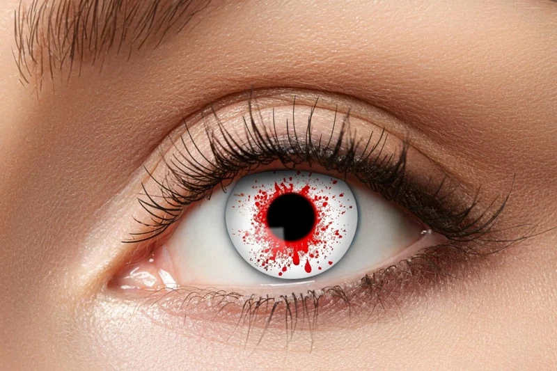 Halloween Farblinsen Blut