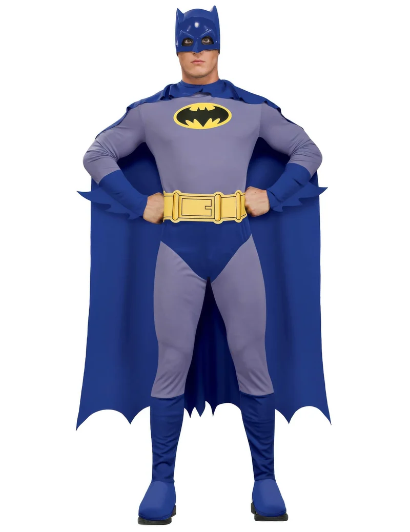 Batman™-Kostüm für Herren mit Maske blau