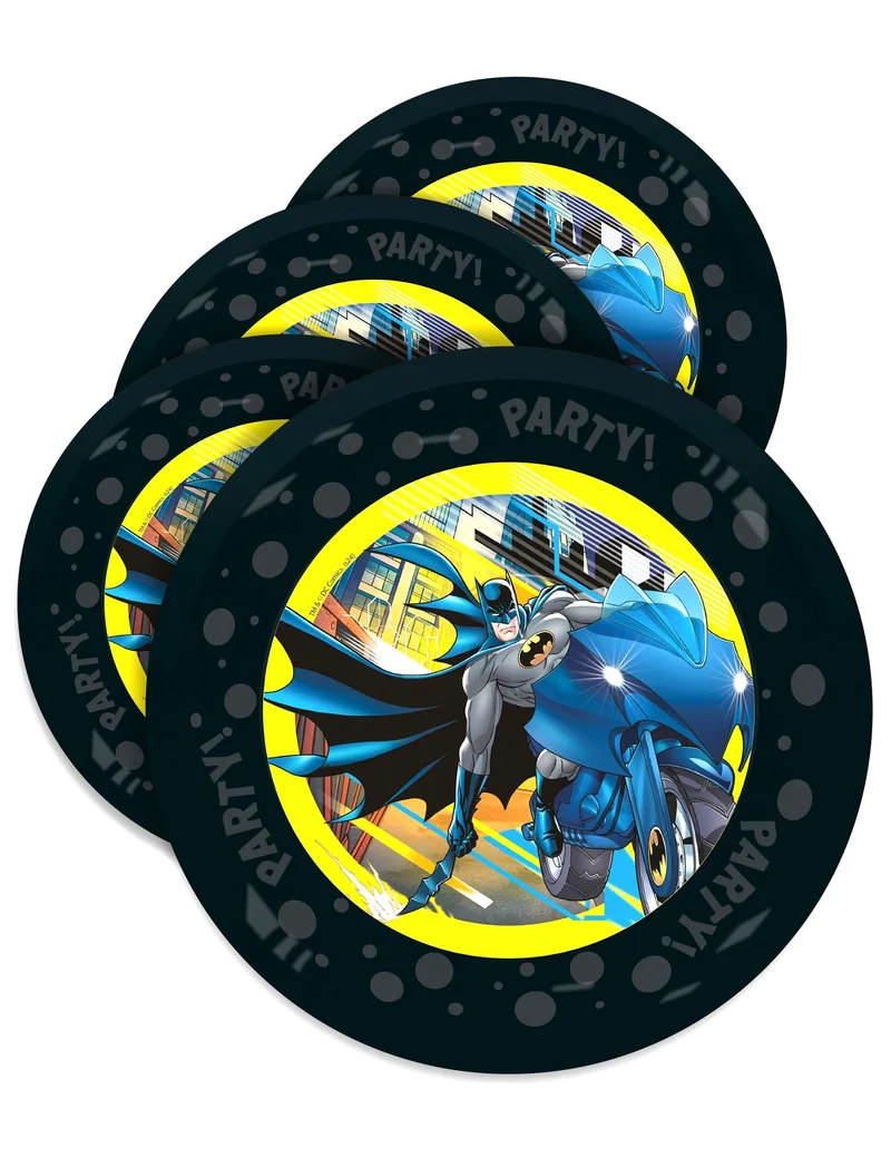 4 Batman™ Mehrwegteller 21 cm