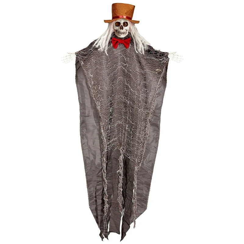 Halloween Puppe Bräutigam mit Lichtern 1,05m