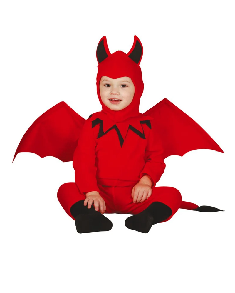 Rotes Teufelchen Babykostüm