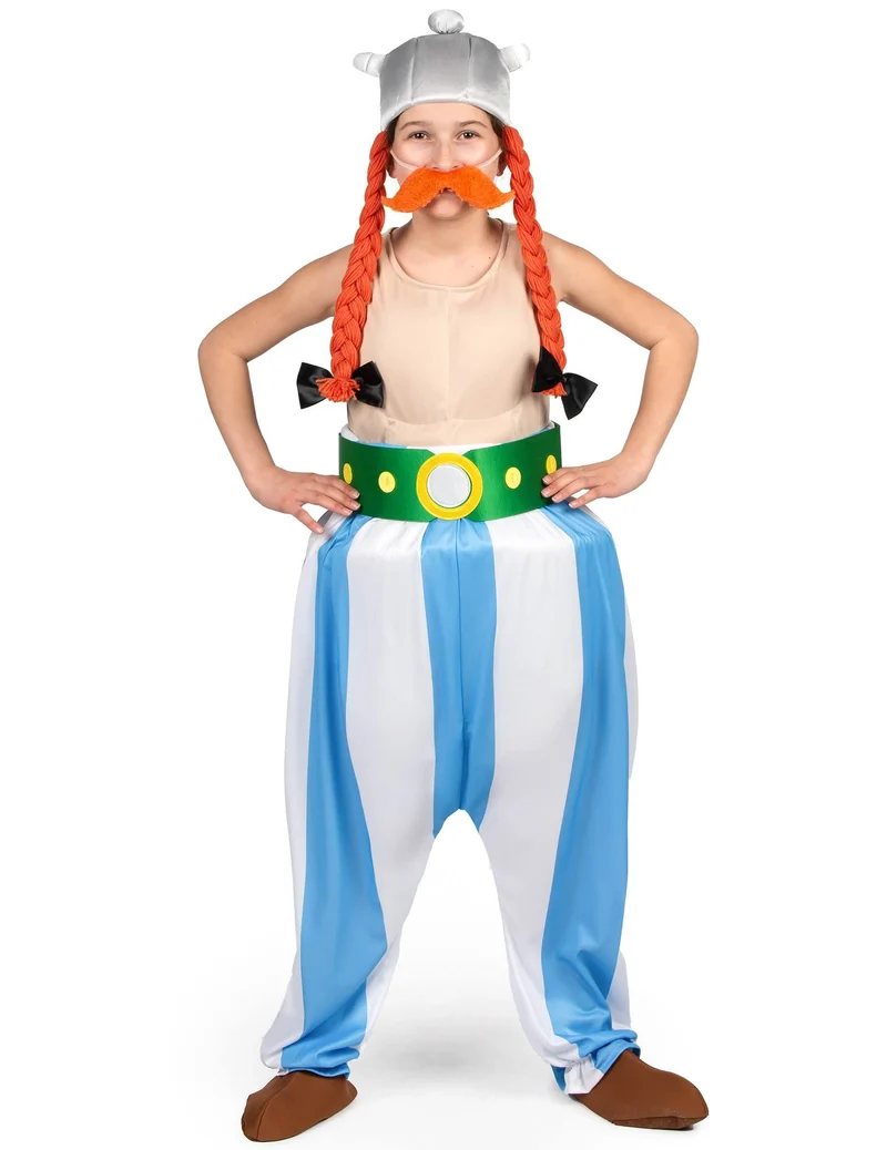 Obelix™-Lizenzkostüm für Kinder Gallier bunt
