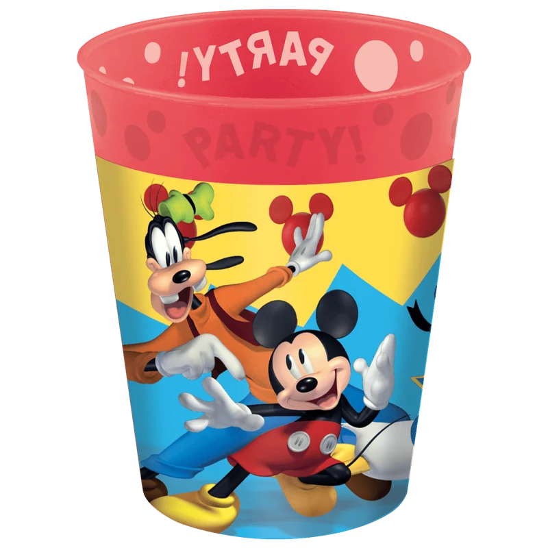 Mickey Mouse Becher Jump Into Fun Wiederverwendbar 250ml 4 Stk