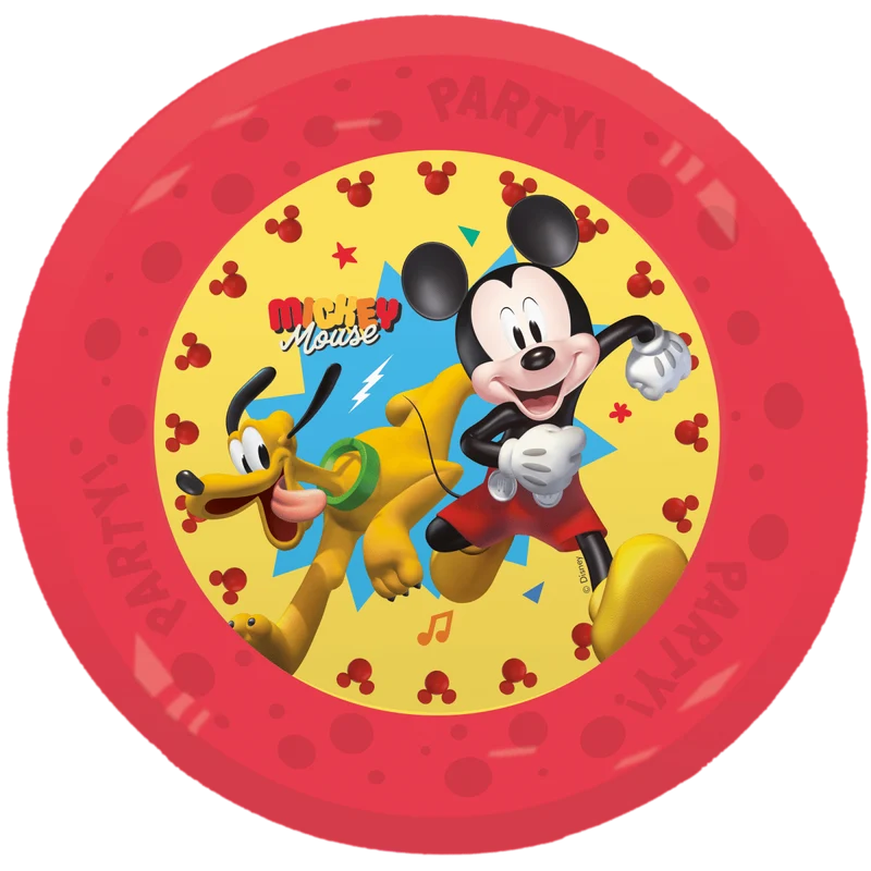 Mickey Mouse Teller Jump Into Fun Wiederverwendbar 21cm 4 Stk
