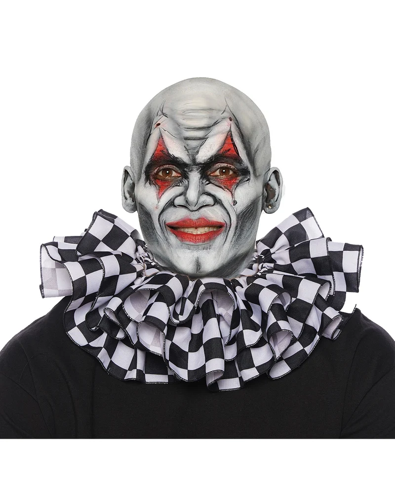 Chaos Zirkus Clown Rüschenkragen