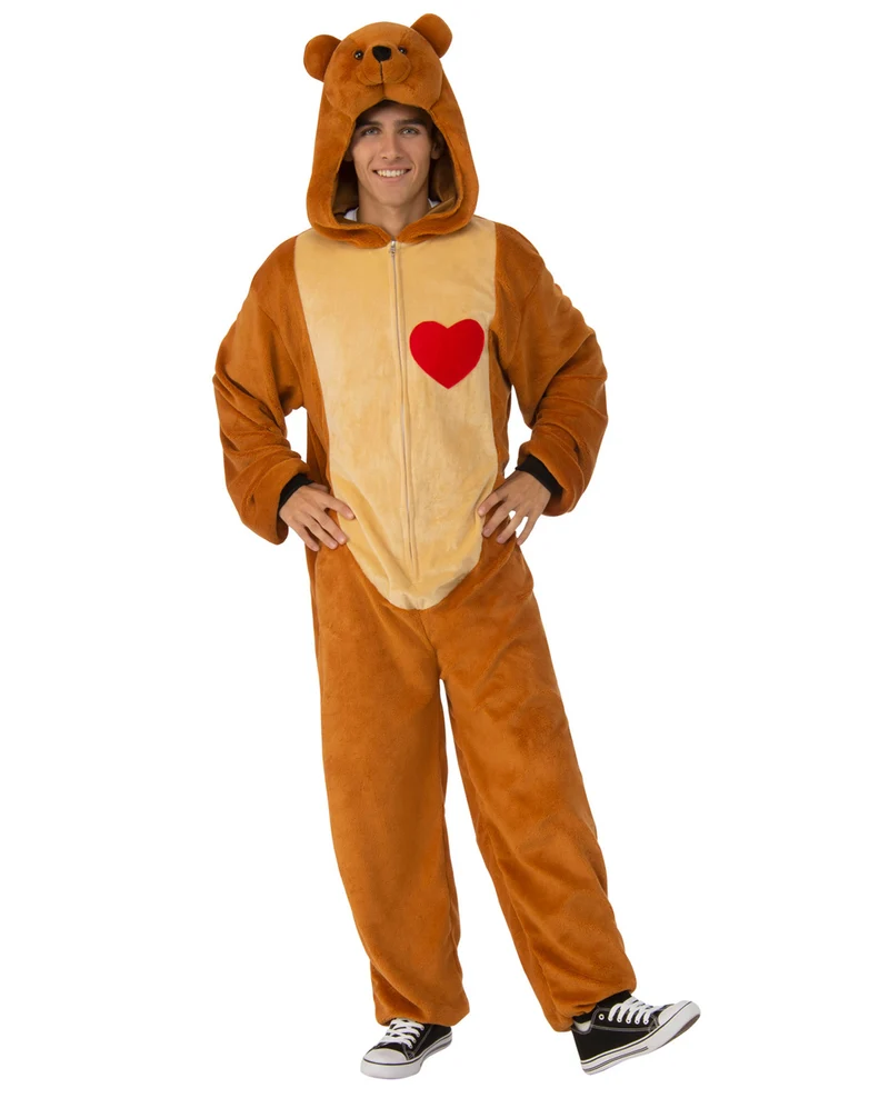 Teddybär Kostüm mit Herz Unisex