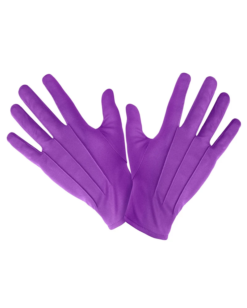 Lila Kostümhandschuhe