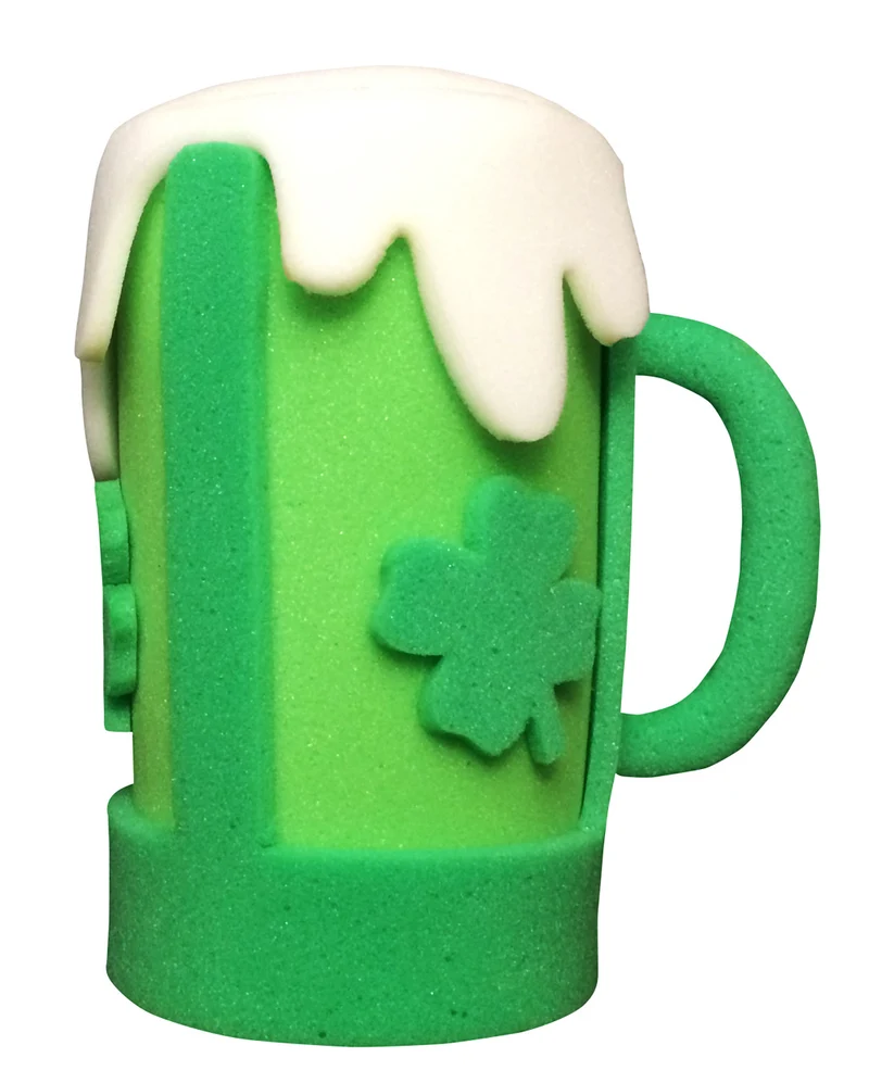 Schaumstoff St. Patricks Day Krug Hut