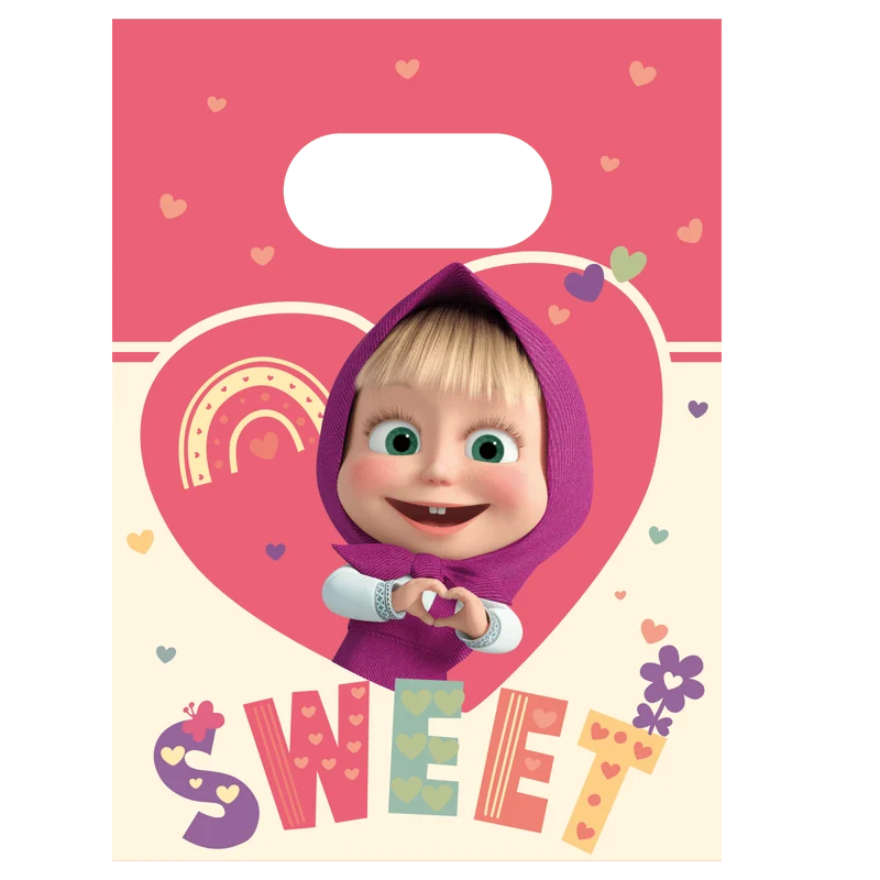 Masha And The Bear Sharing Bags 4pcs