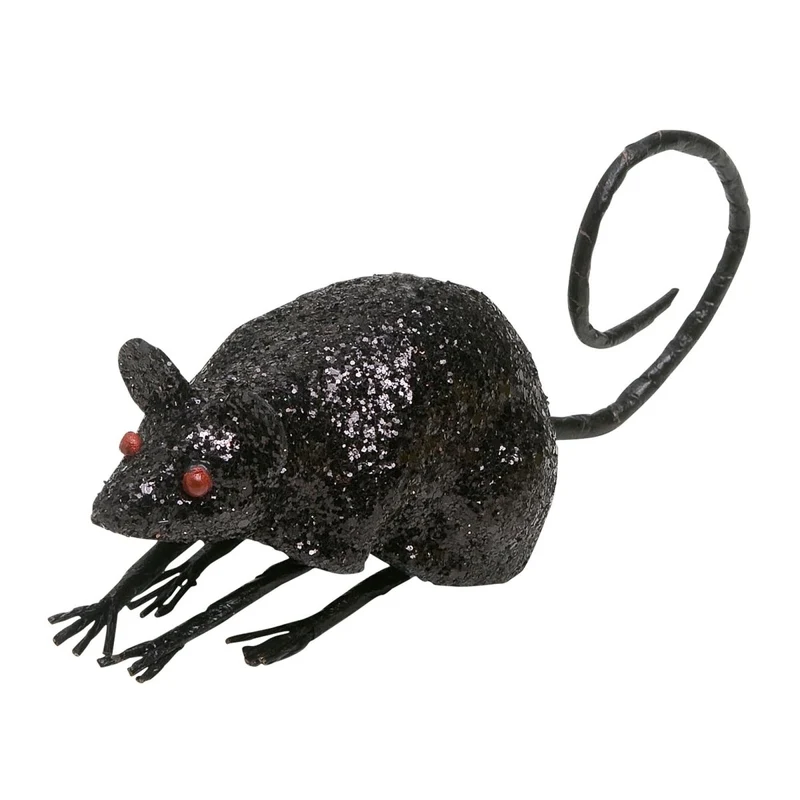 Schwarze Fake-Maus 8,5 cm