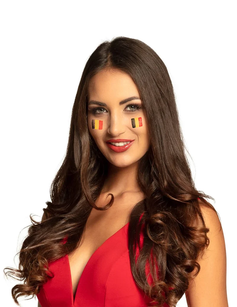 Make-up-Stift für belgische Fans