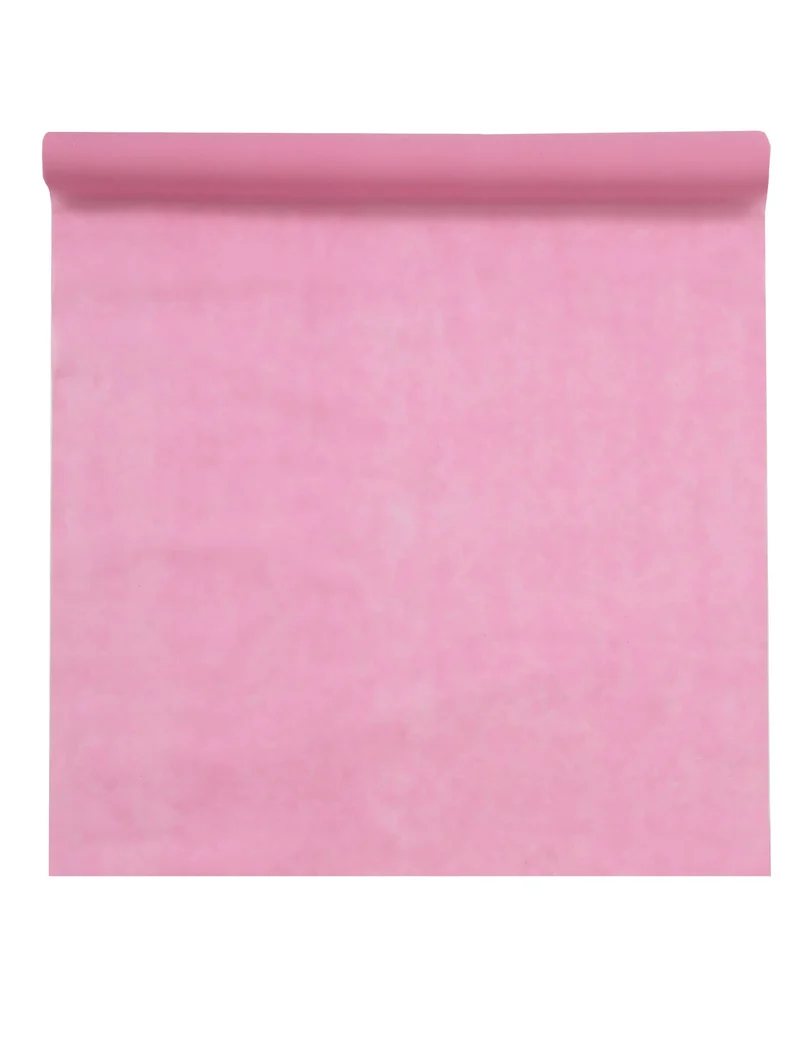 Riesiger rosa Teppich 15 x 1 m für Hochzeitszeremonie