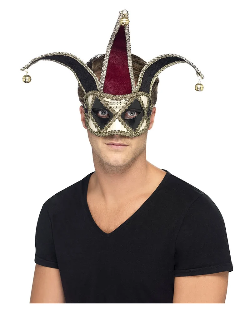 Venezianische Hofnarren Maske