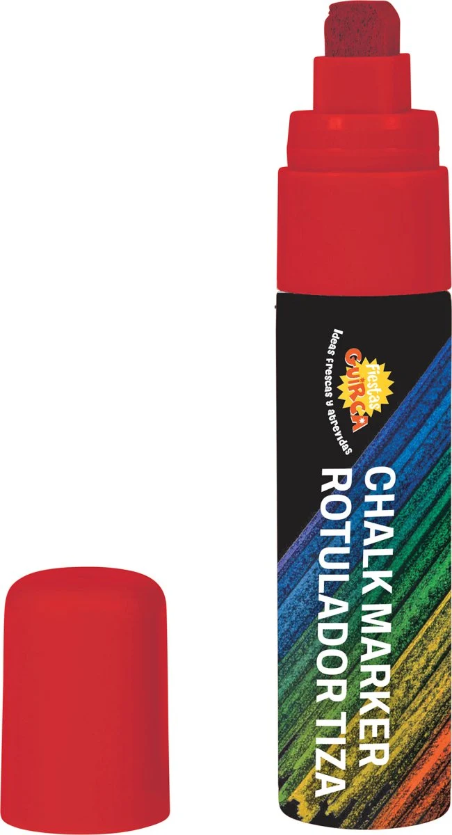 Roter Kreidemarker