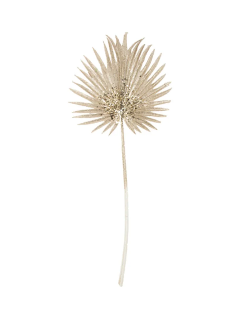 Exotischer Goldglitzer-Blattzweig 87cm