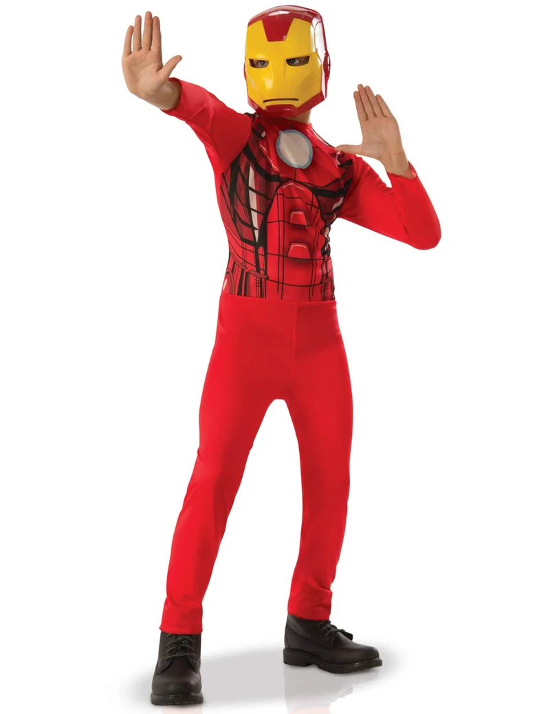 Iron Man™ Lizenzkostüm für Kinder rot-gelb