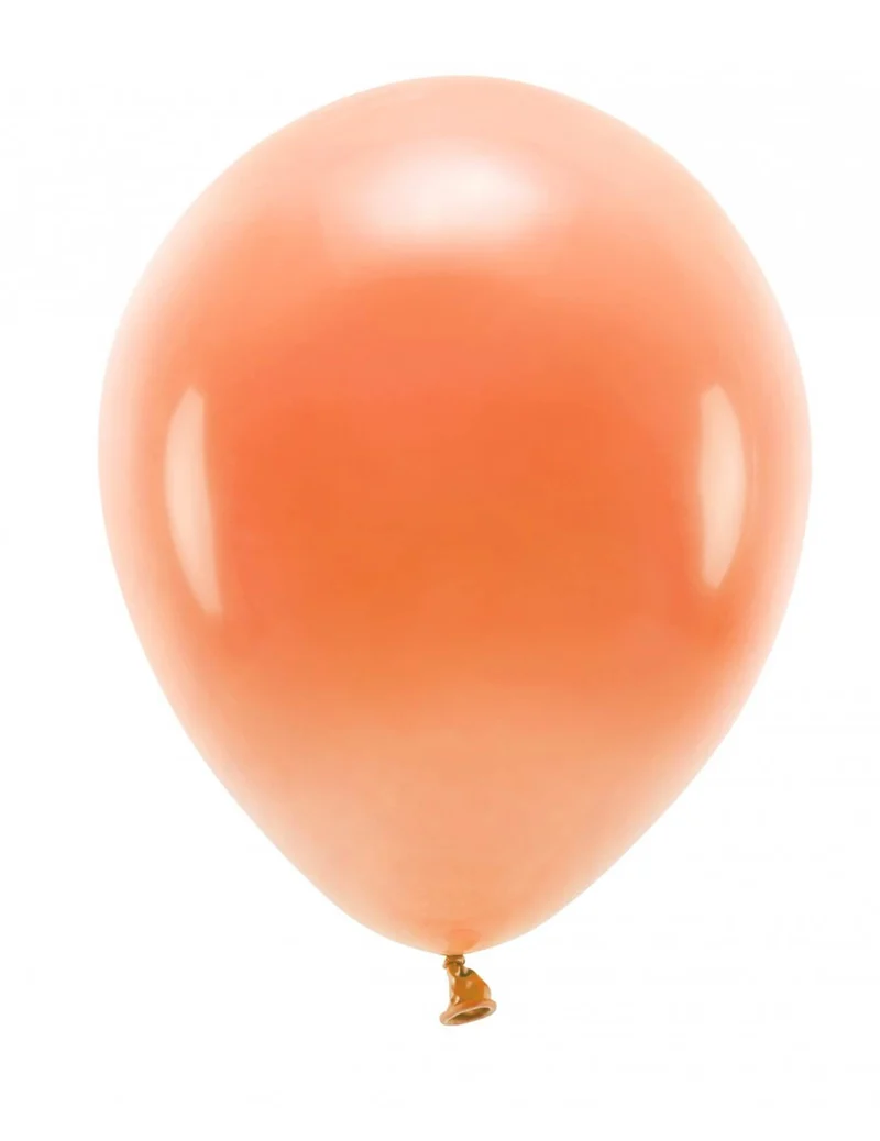 100 Latex-Luftballons Pastellorange 26 cm aus Naturkautschuk