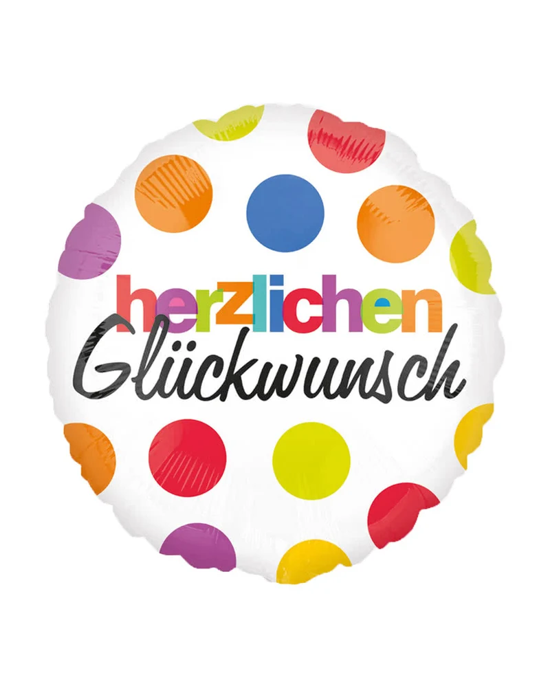 Folienballon Herzlichen Glückwunsch