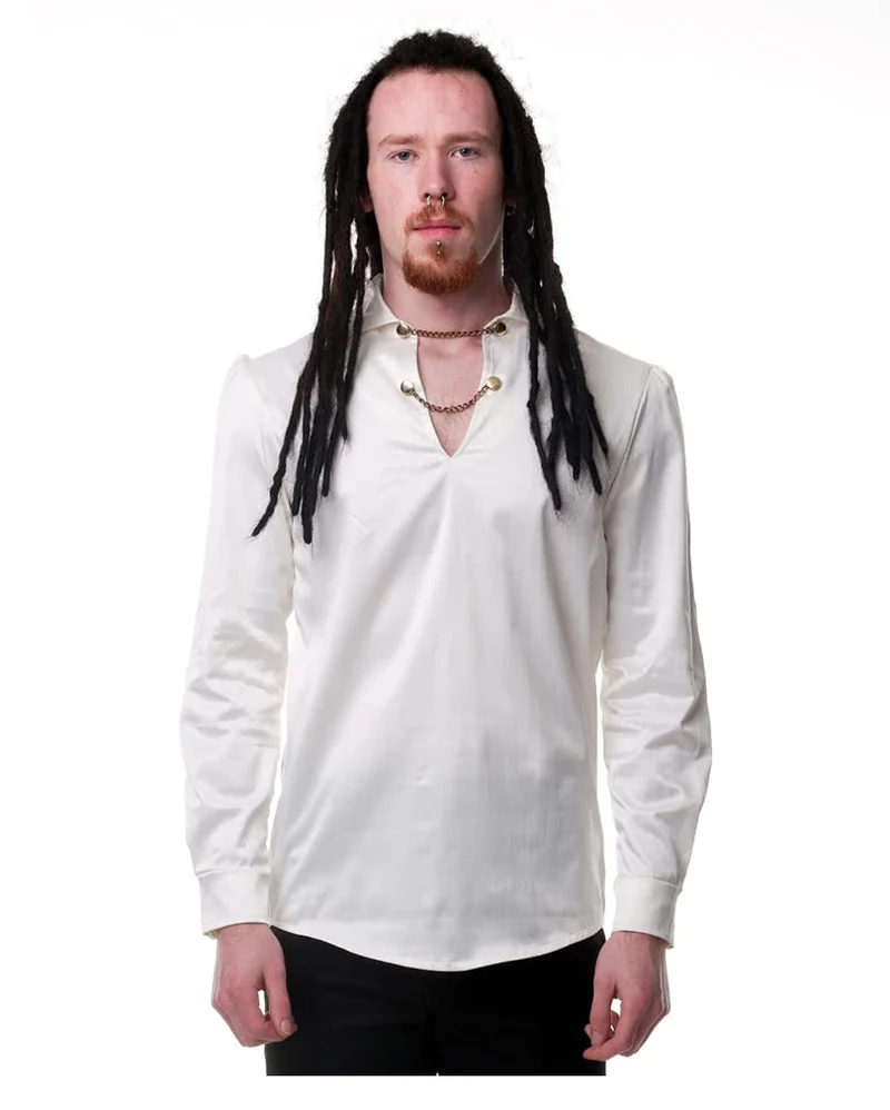 Steampunk Hemd beige