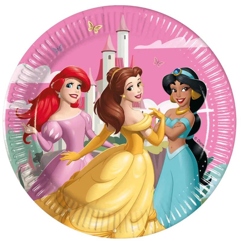 Disney Prinzessinnen Teller 20cm 8Stück