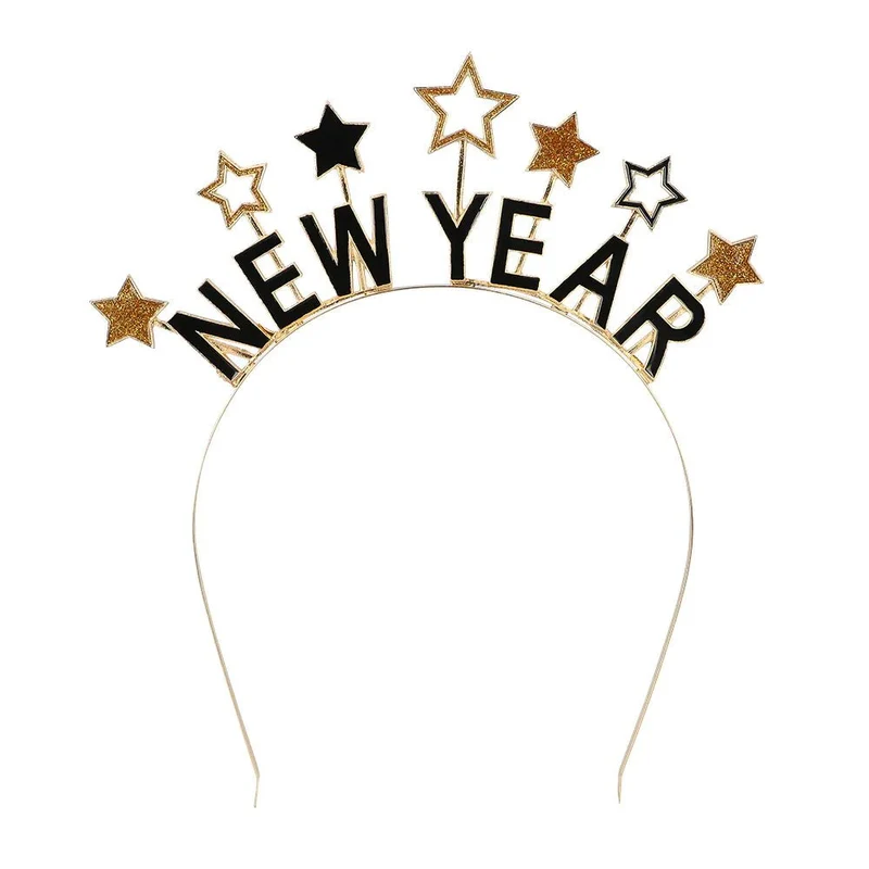 Frohes neues Jahr Haarband Sterne