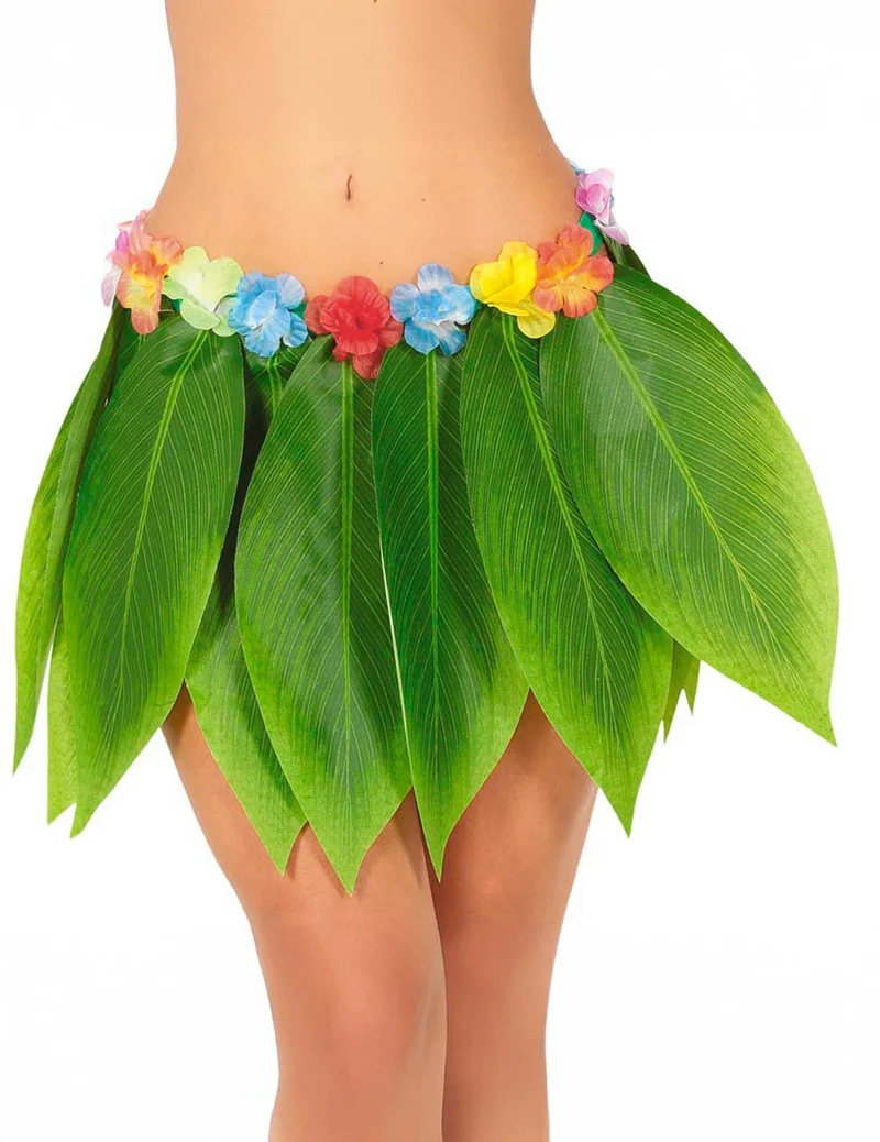 Hawaii-Rock aus Bananenblättern für Erwachsene