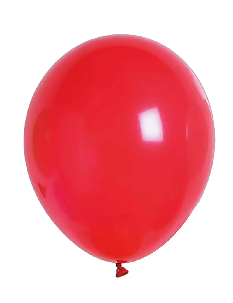 100 Luftballons metallic-rot
