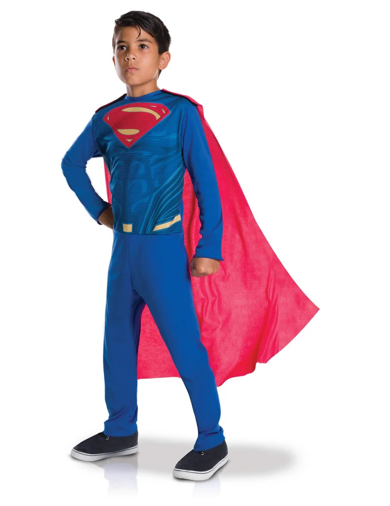 Superman™-Lizenzkostüm für Kinder rot-blau
