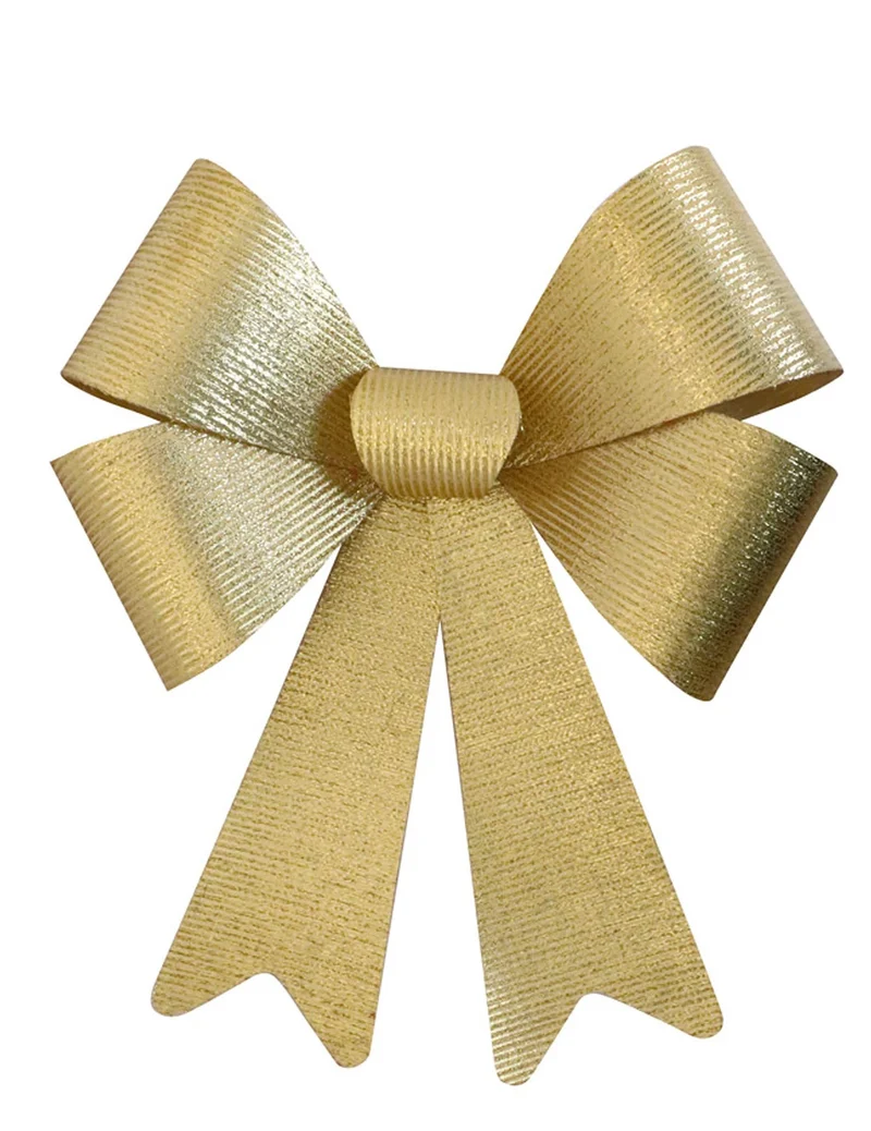 Glänzende goldene Schleife 36 x 51 cm