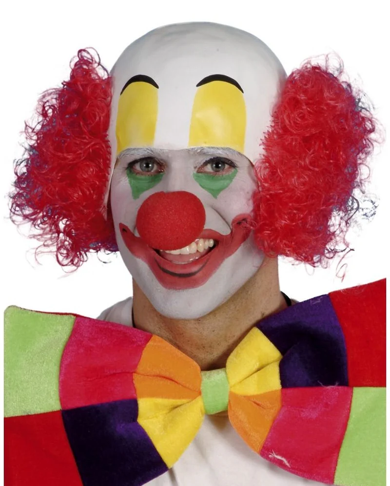 Clowns Perücke rot