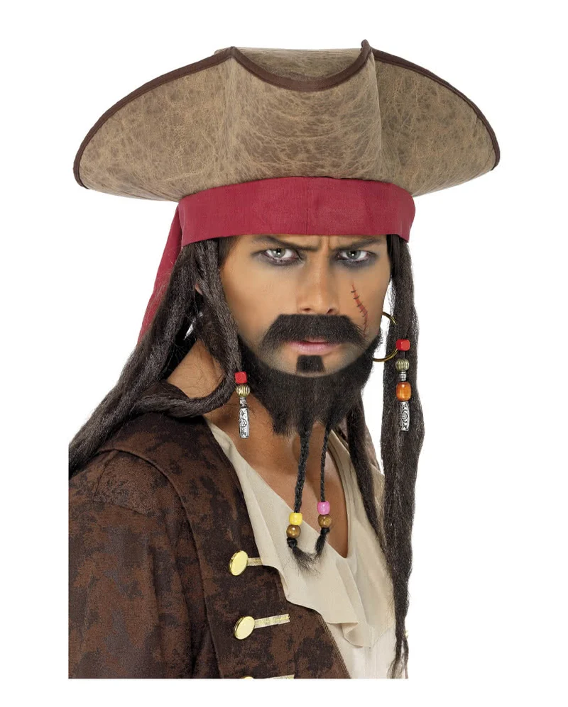 Piratenhut mit Dreadlocks