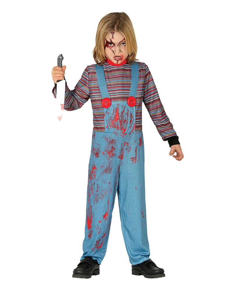 Besessene Killer Puppe Kinder Kostüm