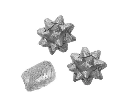 Silberne Schleife Set 3 Stück
